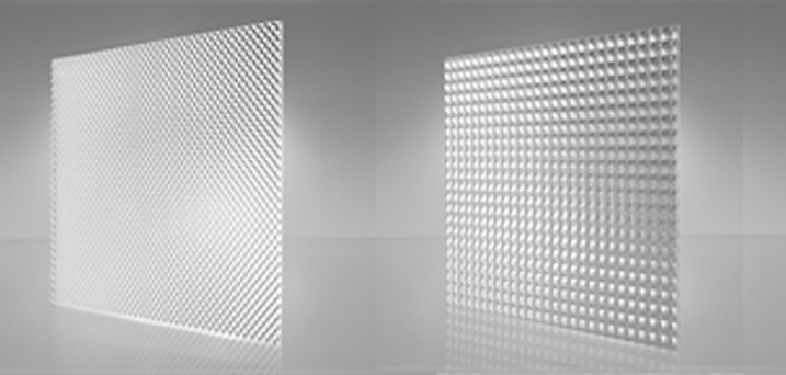 Plastic light diffuser panels